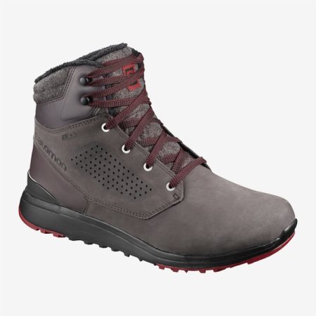 Scarpe Trekking Salomon UTILITY WINTER CS WP Uomo Cioccolato IT 3-F32